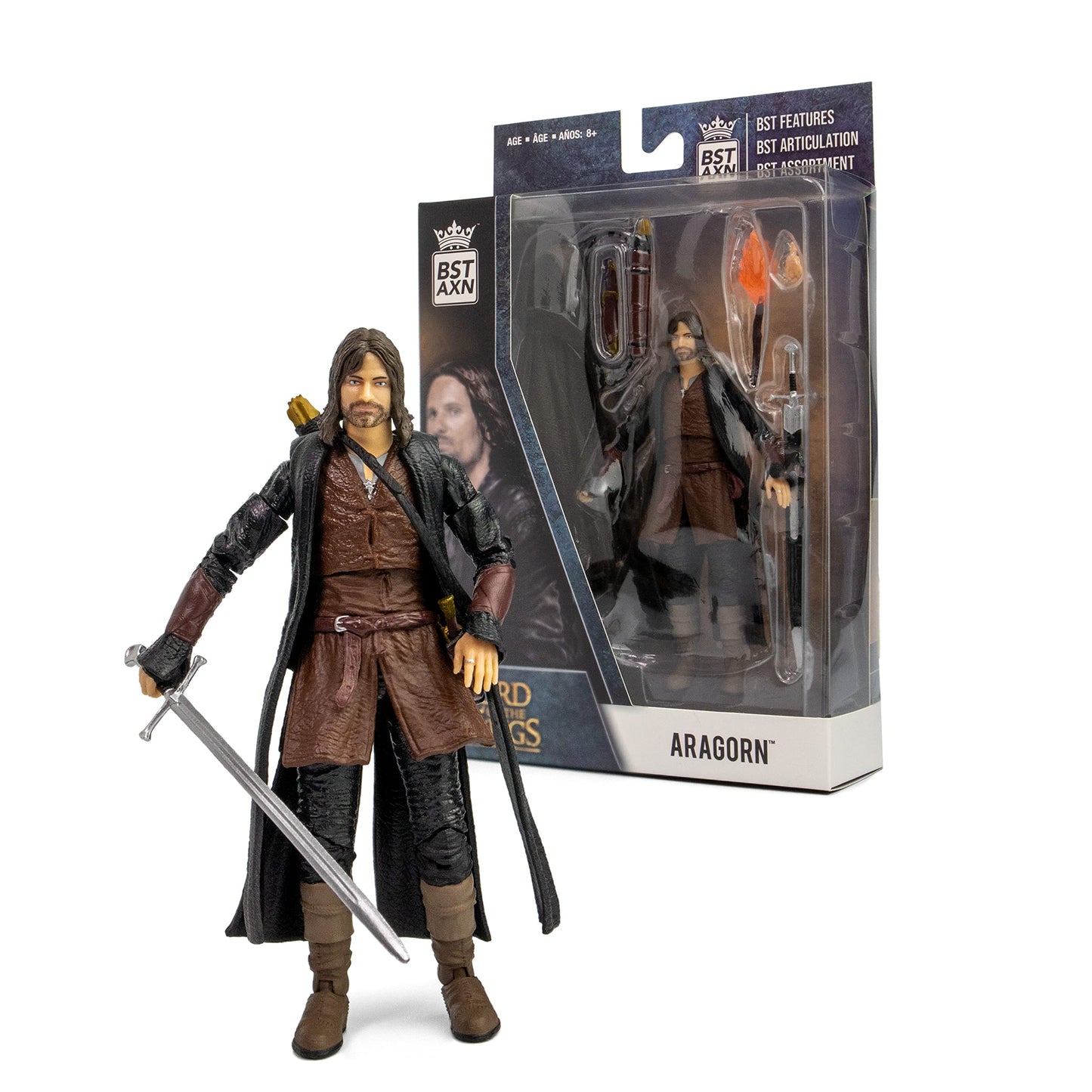 The Loyal Subjects - Lord Of The Rings Aragorn Bst Axn 5' Action Figure With Accessories