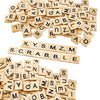 Xysmzm 400 Pcs Scrabble Letters, Wood Scrabble Tiles For Crafts