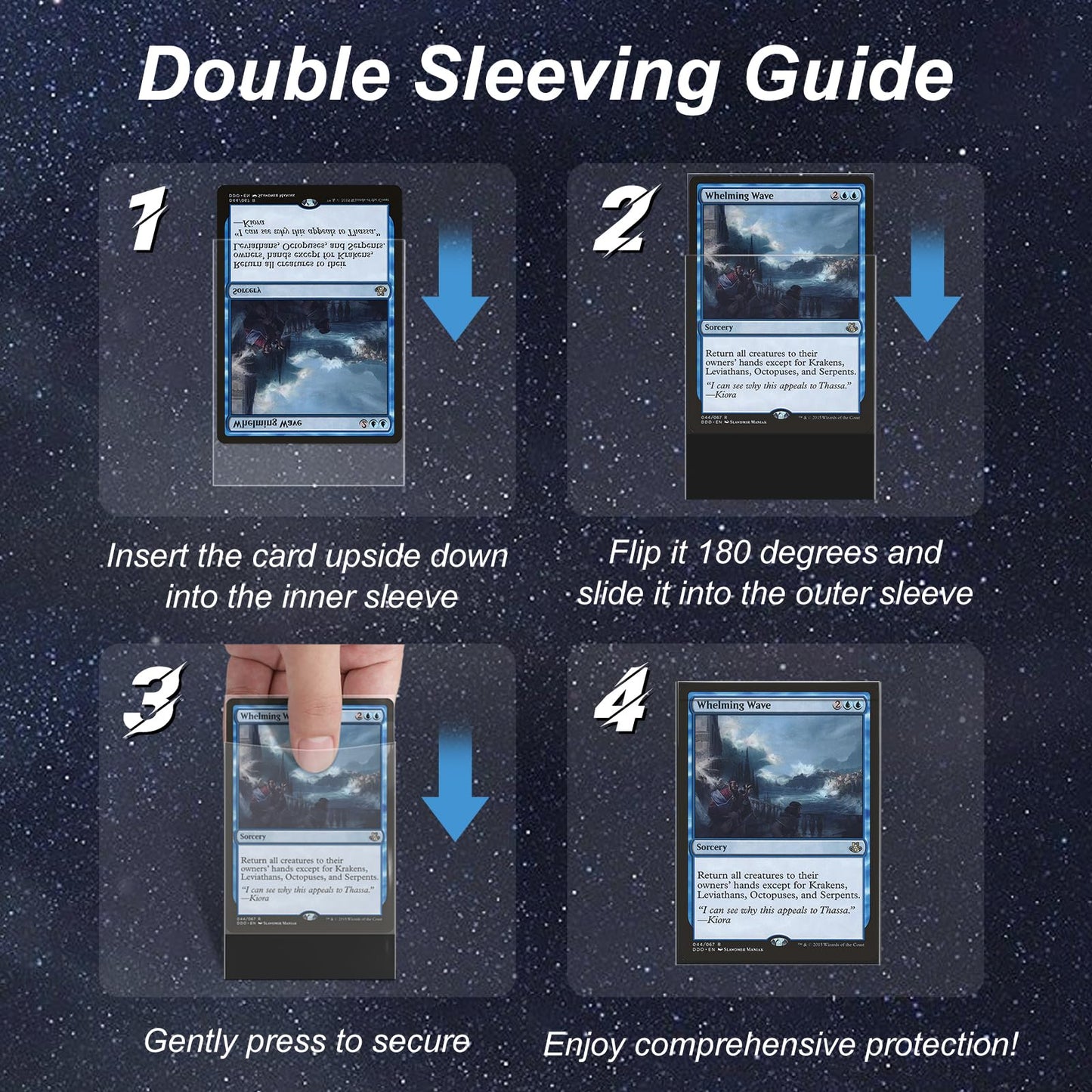 600 Pack Card Sleeves, Perfect Fit Inner Sleeves Ideal For Double-Sleeving, Trading Card Sleeve Compatible With Mtg, Tcg, Gaming