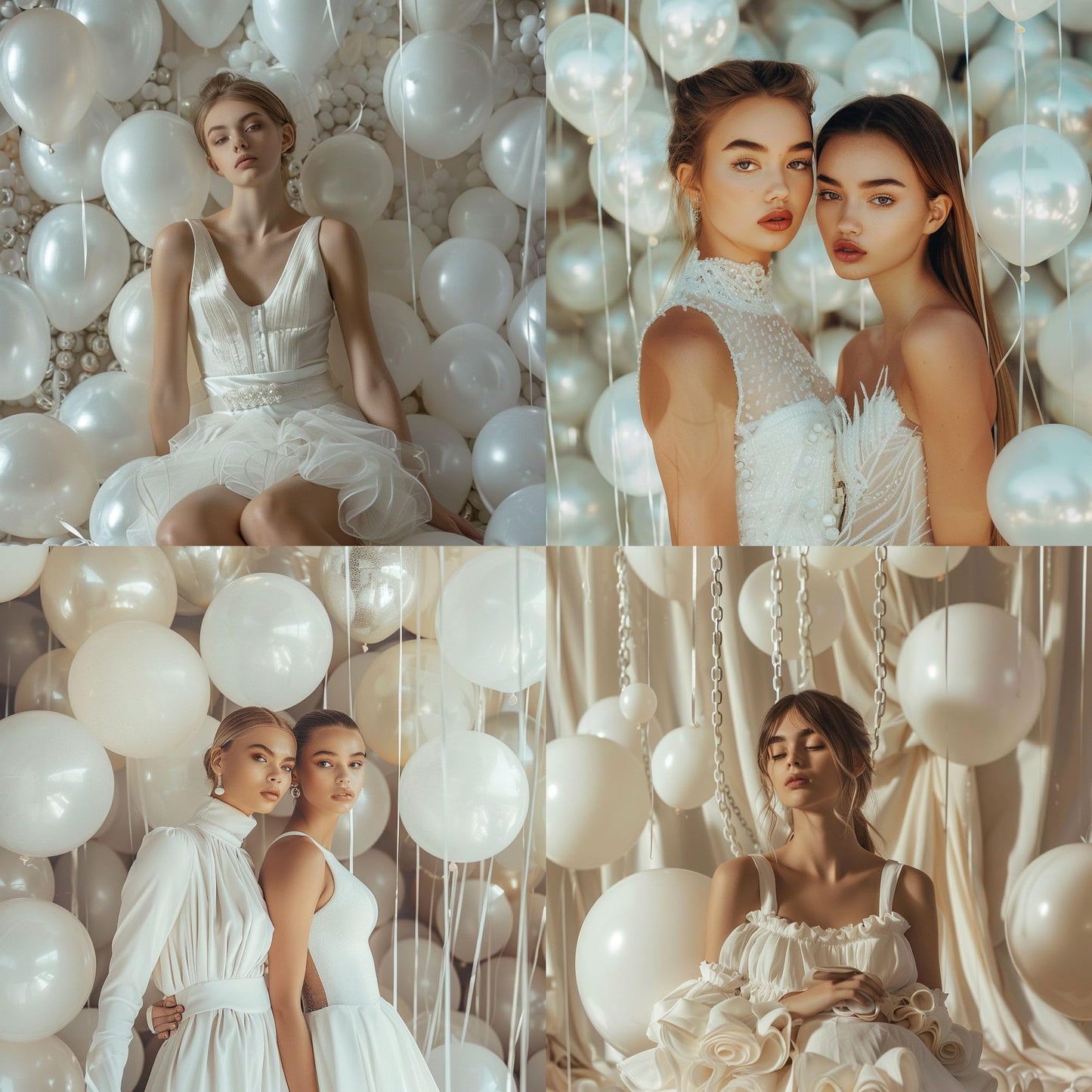 Jobkoo 5 Inch White Balloons, 60Pcs Small White Balloon Matte White Latex Balloons For Arch 5'' Mini White Party Helium Balloon