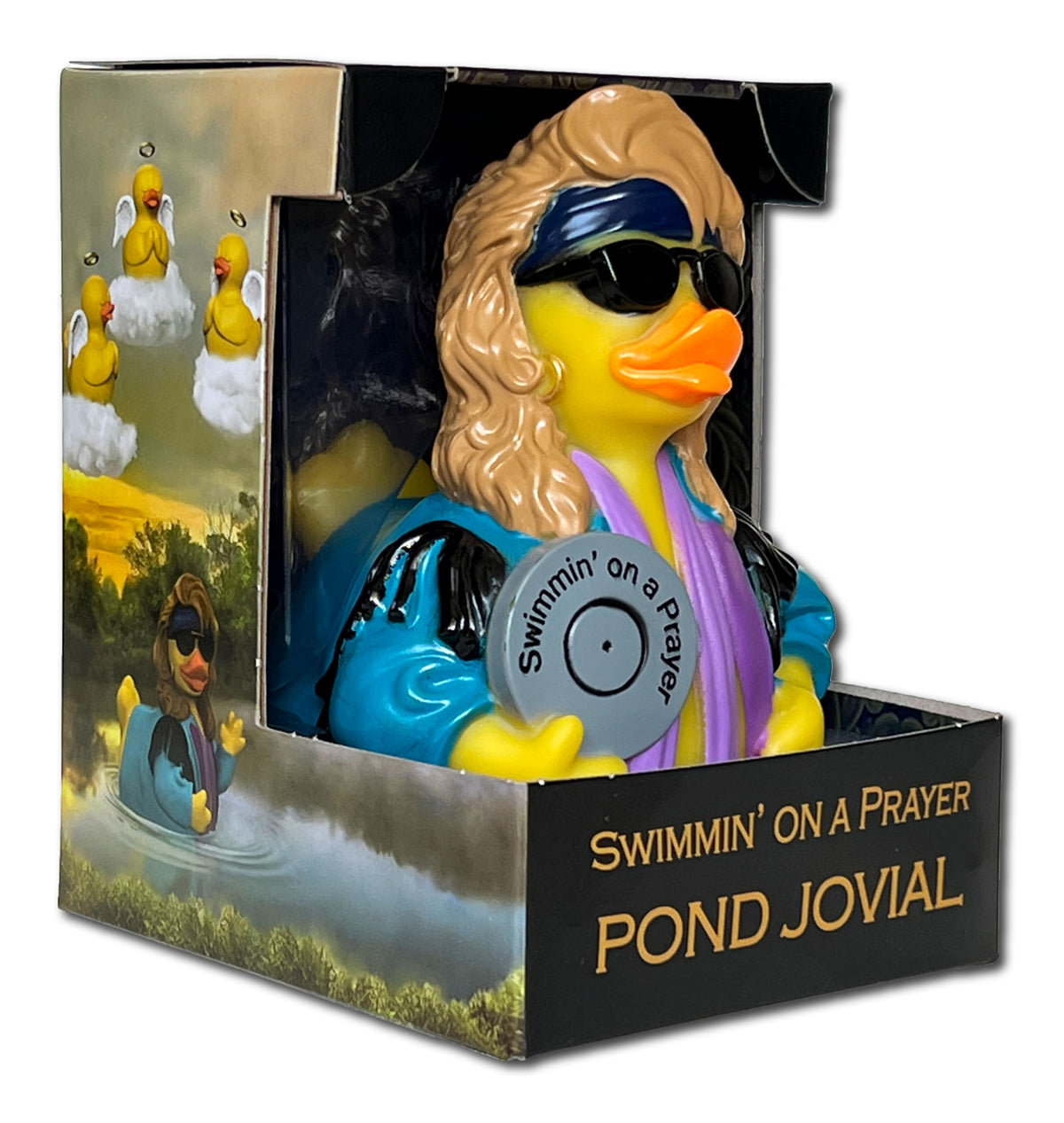 Celebriducks Pond Jovial Floating Rubber Ducks Collectible Bath Toy Gift For Kids & Adults Of All Ages