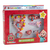 Luv Her Bluey Girls Bff 6 Piece Toy Jewelry Box Set With 2 Rings, 2 Bead Bracelets And Snap Hair Clips Ages 3+