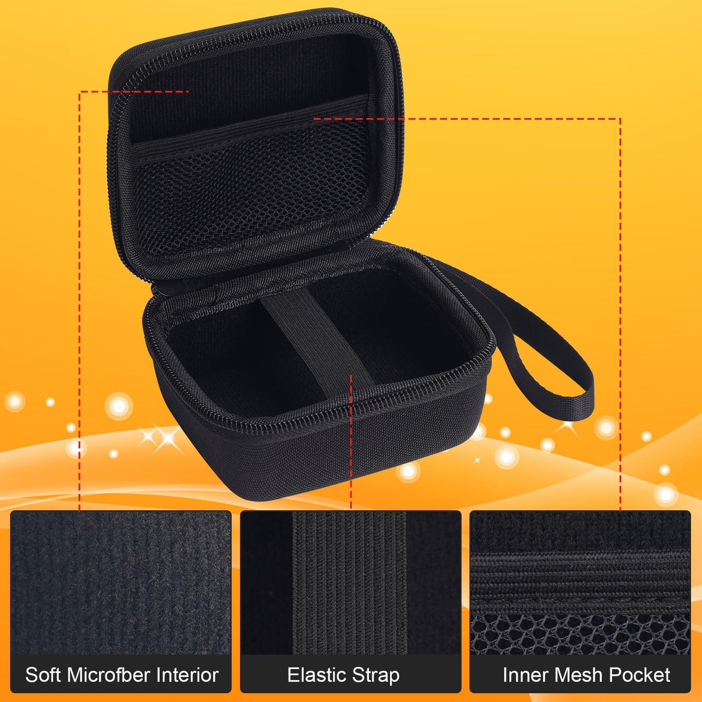 MGZNMTY Travel Carrying Case for Bitzee Digital Pet Interactive Virtual Toy, Protective Storage Holder for Electronic Gadgets To