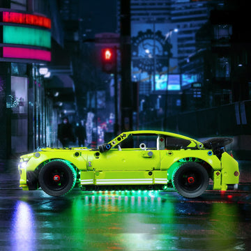 Vonado Led Light Kit Compatible With Lego Technic Ford Mustang Shelby Gt500 42138, Diy Lighting For Mustang 42138 (No Model, Onl