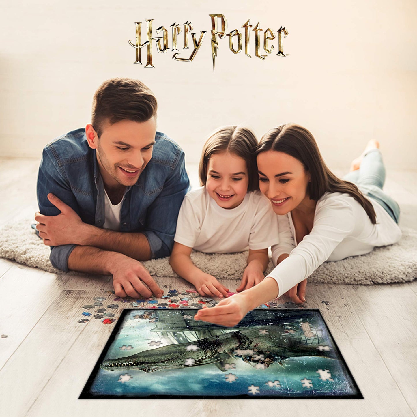 Harry Potter Norbert Amd Hermoine Granger 3D Jigsaw 500 Piece Multi-Colour