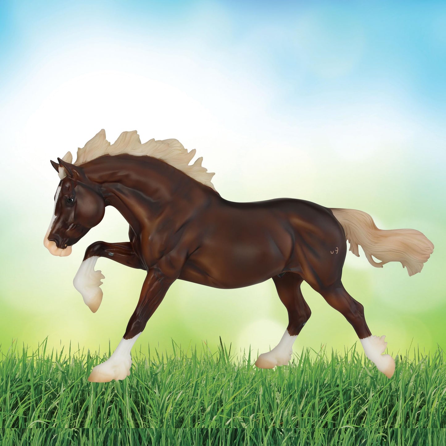 Breyer Horses Traditional Series | Surfer? Riptide Chincoteague Pony | Horse Figurine | 11.5'' L X 8.5'' H | Model #B-Tr-10249