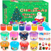 8 Pack Christmas Slime Kit,Funny Jelly Cube Crunchy Slime,Soft & Stretchy,Birthday Gifts For Kids,Christmas Stocking Stuffers,Ch