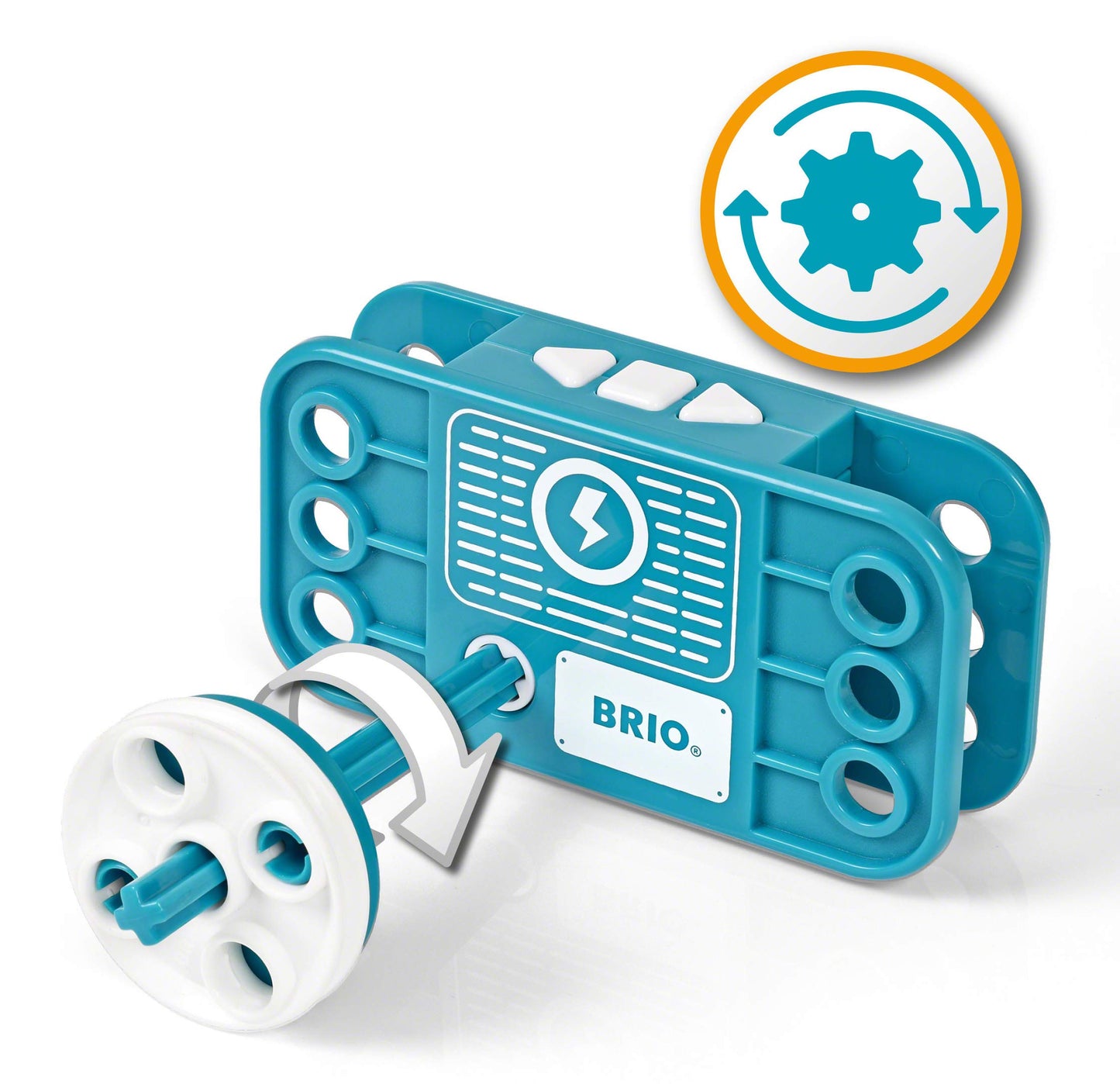 BRIO Builder Motor Set 34591 - 120 Piece STEM Toy, Wood & Plastic, 31x20x9 cm, Ages 3+