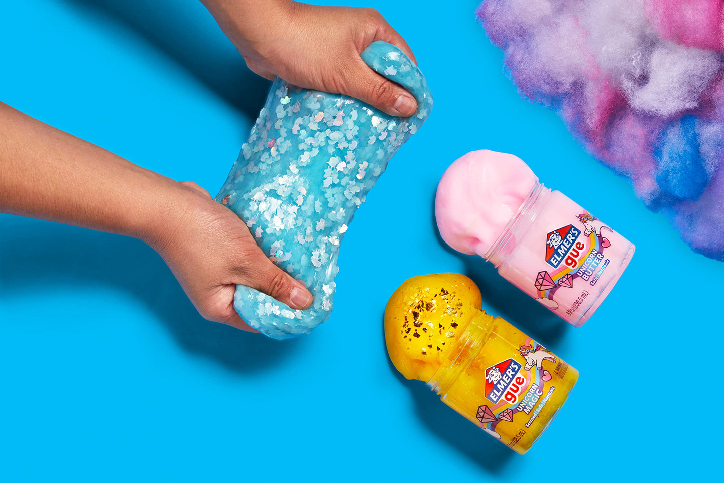Elmer'S Gue Premade Slime, Unicorn Dream Slime Kit, Includes Fun, Unique Add-Ins, Variety Pack, 3 Count
