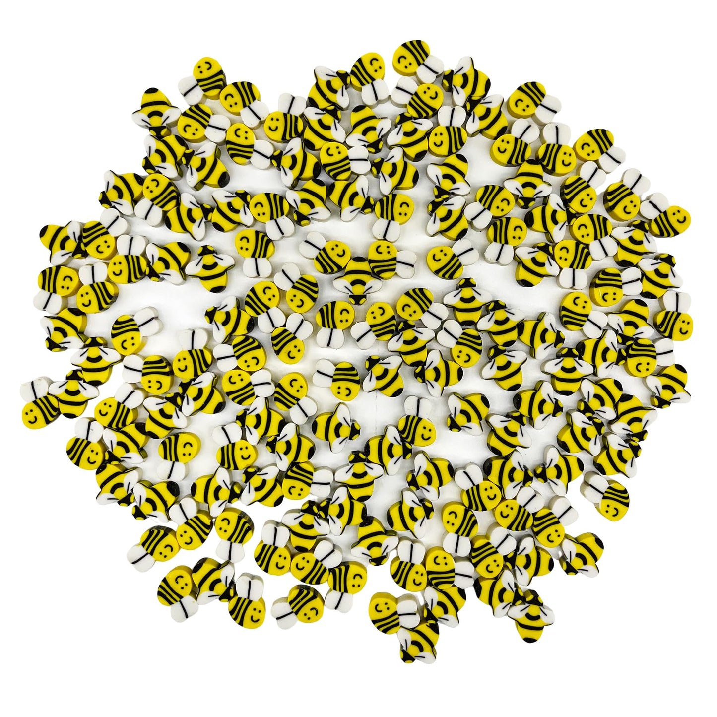 150 Pieces Bee Mini Erasers Assortment Novelty Pencil Erasers Bulk for Rewards Prizes Gift (Honeybee)