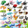 TENYEAH 30 Pack Party Favors Building Set for Kids Mini Animals Building Block Toy Classroom Prizes Goodie Bags Stuffer Easter Gifts Birthday for Boy Girls Age