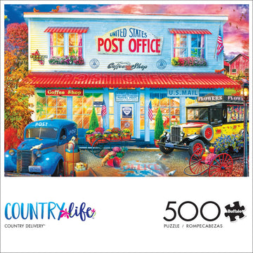 Buffalo Games Country Life 500 Piece Jigsaw Puzzle - Large Multicolor Paper Model 33251