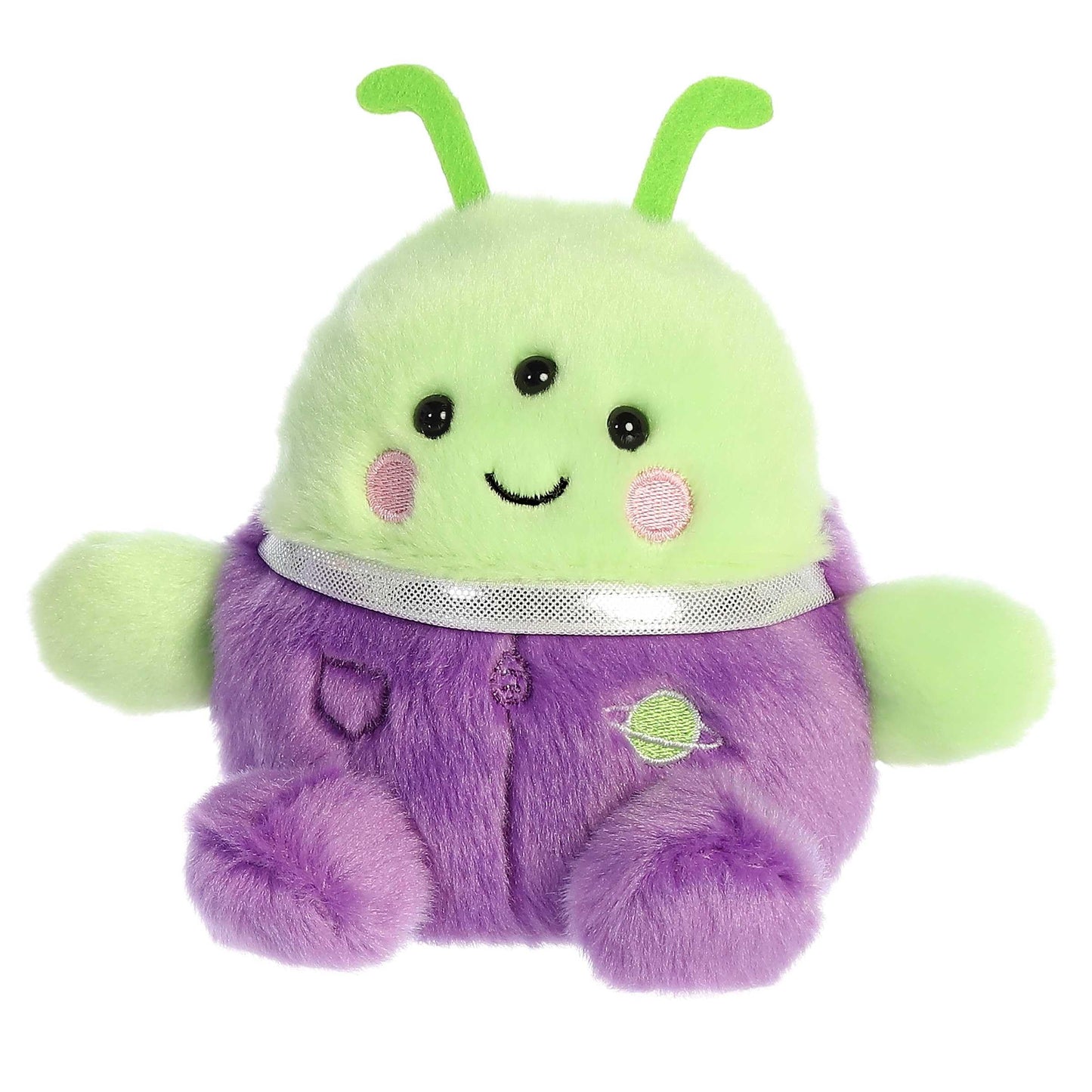 Aurora® Palm Pals™ Zorg Green Alien™ Stuffed Animal - 5" Pocket-Sized Collectible - Soft Polyester Material