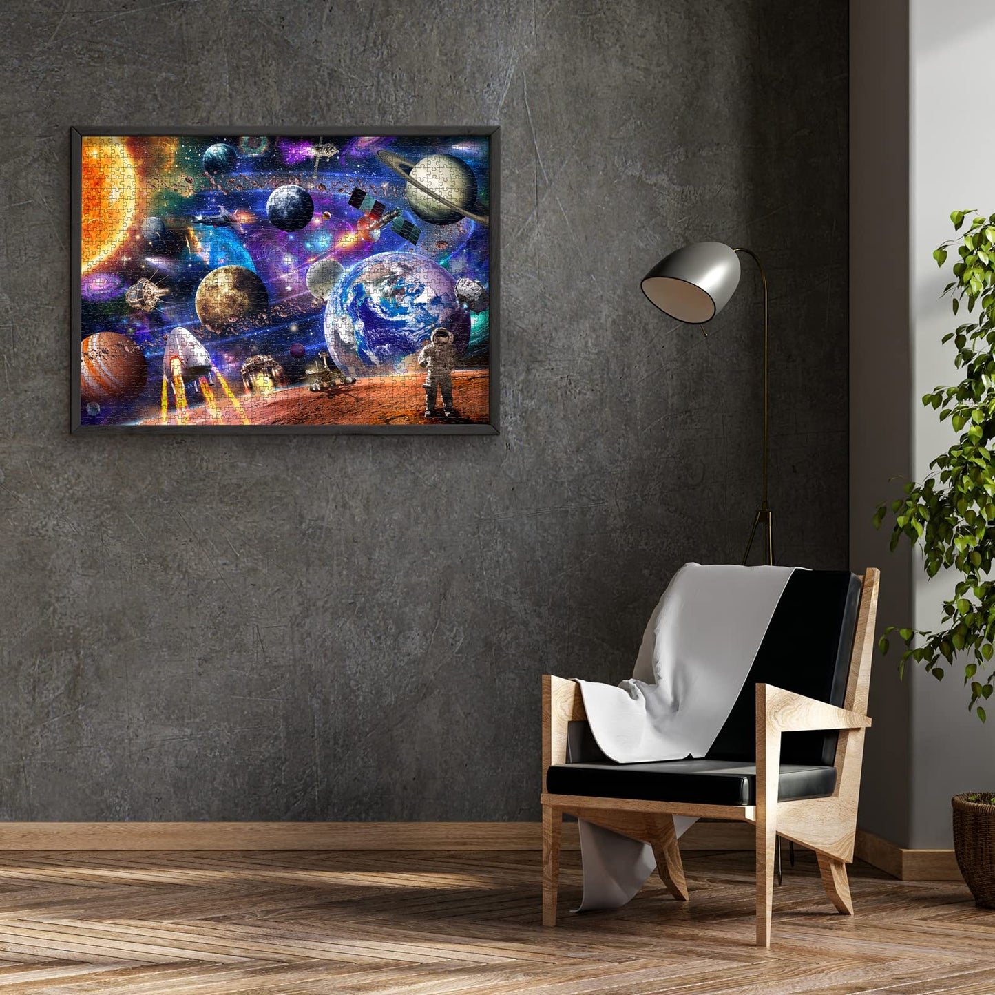 Antelope - 1000 Piece Puzzle For Adults, Space Mars Mission Jigsaw Puzzles 1000 Pieces, Solar System Puzzle - 1000 Pieces High Resolution, Matte Finish, Smooth Edging, No Dust Space Puzzle