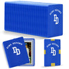 110 Pack Ding Defend Trading Card Shipping Protectors Hard Plastic Card Slab - Guard for Collectible Cards Mailing Sheet & Hobby Supplies - 3.5 x 4.5 Inches Blue Corrugated Packaging Pads