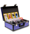 SLAB protective covering FUSION 4 Row Graded Card Storage Box PSA Card Slab Case For Graded cards Hold 160+ Slabs Graded Card Case PSA Slab Box Graded Card Storage Sports Baseball Card Collector Gifts (NAVY BLUE)