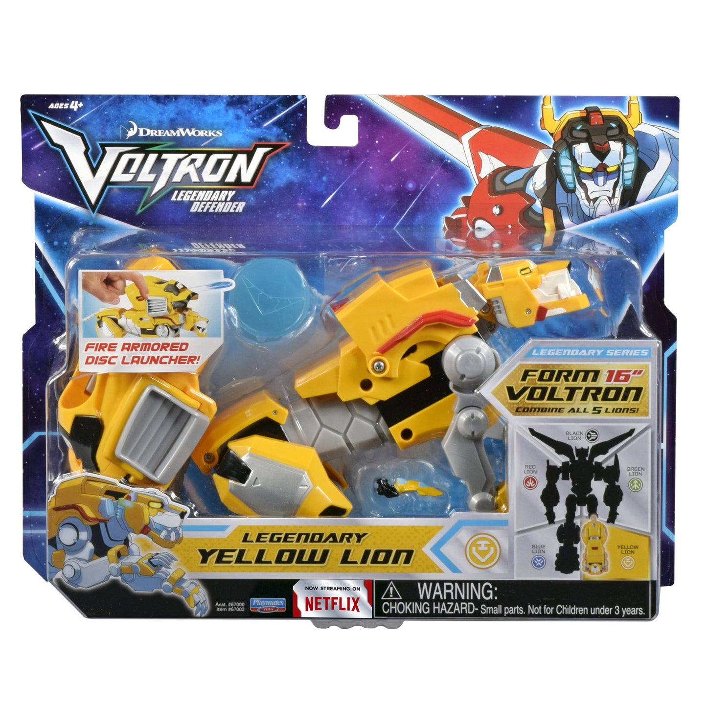 Voltron Legendary Yellow Lion