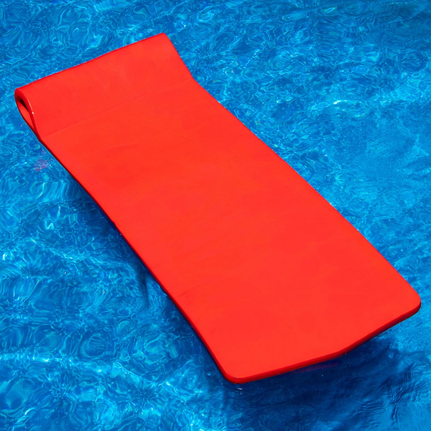 Swimline Original Foam Pool Float for mature-themeds | Sofskin Floating Pool Mattress | Sun Tanning Float | Red | 1.25 Thick Foam | Foam Pool Float | No Inflating Needed | Pool Mat mature-themed | Roll Up & Store
