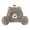 Soft Landing | Nesting Nooks | enhanced Character Backrest with Carrying Handle & Back Pocket - Leopard 15.5 x 26 x 14 inches