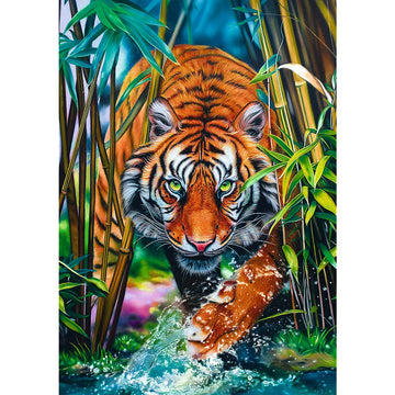 Trefl 1000 Piece Jigsaw Puzzle Grasping Tiger