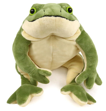 Ice King Bear Green Frog Plush Toy - 8 Inches Small Stuffed Animal for Zoo Family Collection