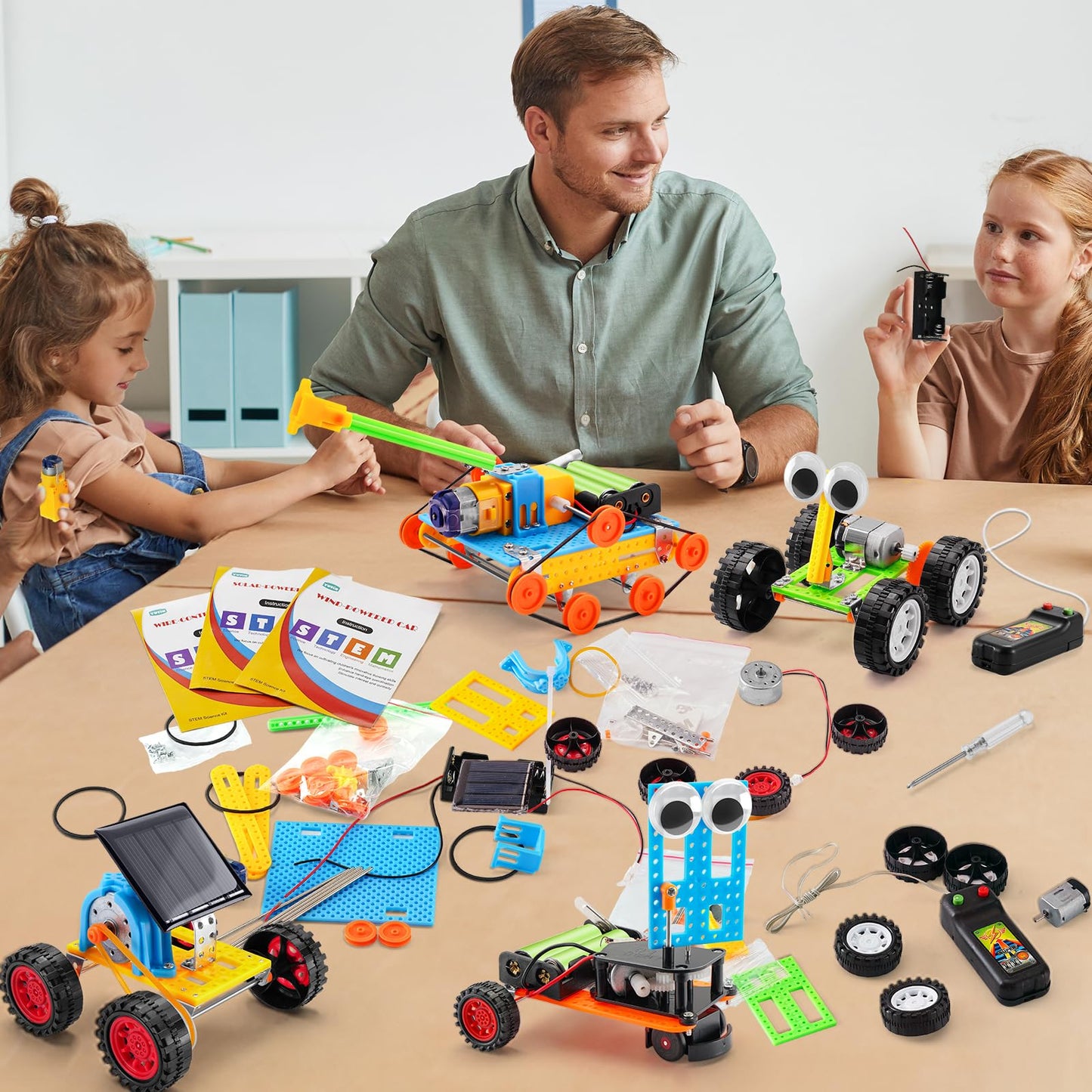 Stem Kits For Kids Age 8-10, Stem Toys For 6 7 8 10 12 Year Old Boys Girls Gifts, Robot Building Kits For Boys Crafts 8-12 5-7,