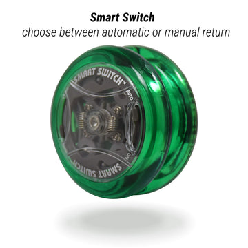 Yomega Power Brain Xp Yoyo - Includes Synchronized Clutch And A Smart Switch Which Enables Players To Choose Between Auto-Return And Manual Styles Of Play + Extra 2 Strings (Green)