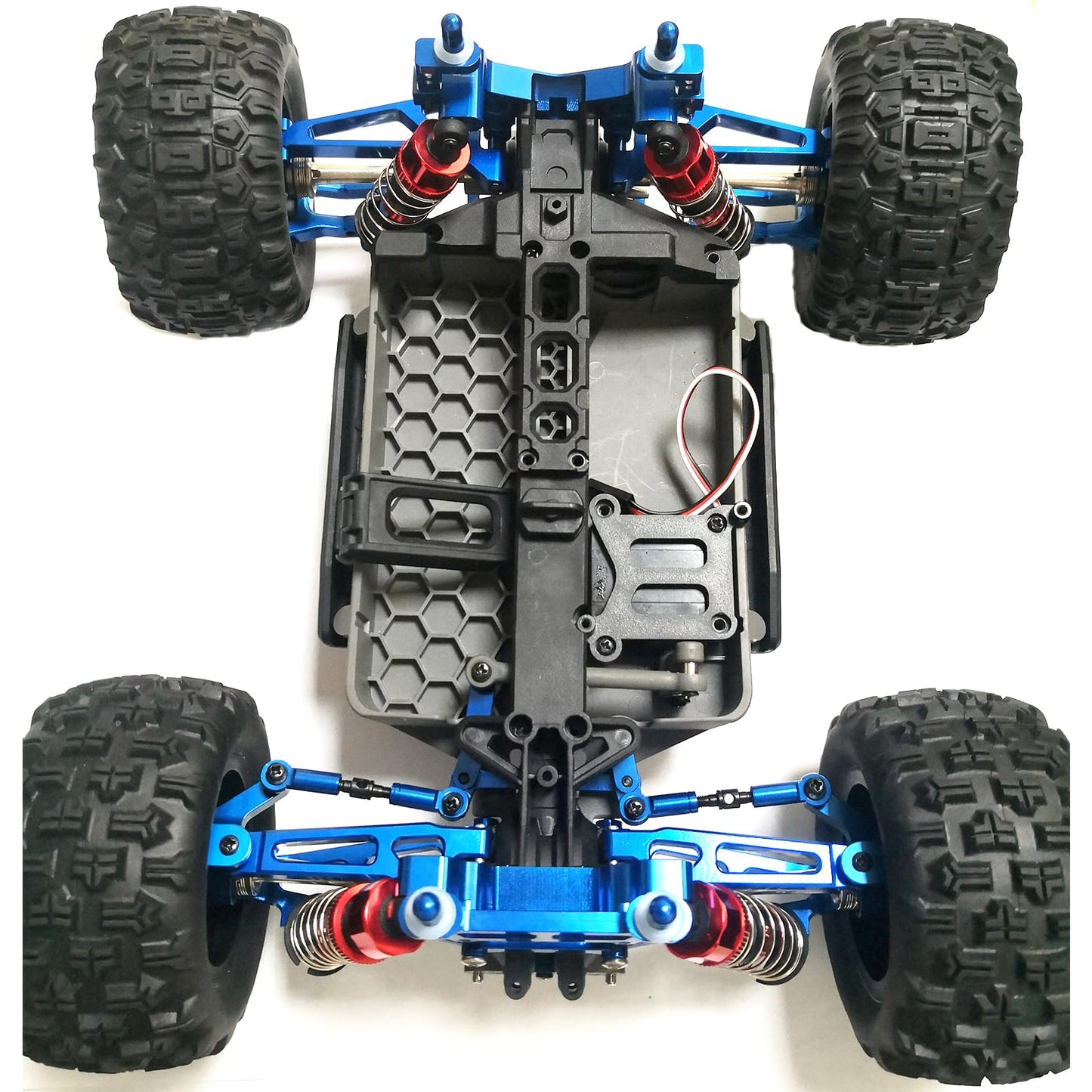 Fyfracing Aluminum Shock Tower Accessories 16170 16180 Compatible with Hyper GO H16BM H16GT H16DR 1:16 Scale RC Car Parts (Alum