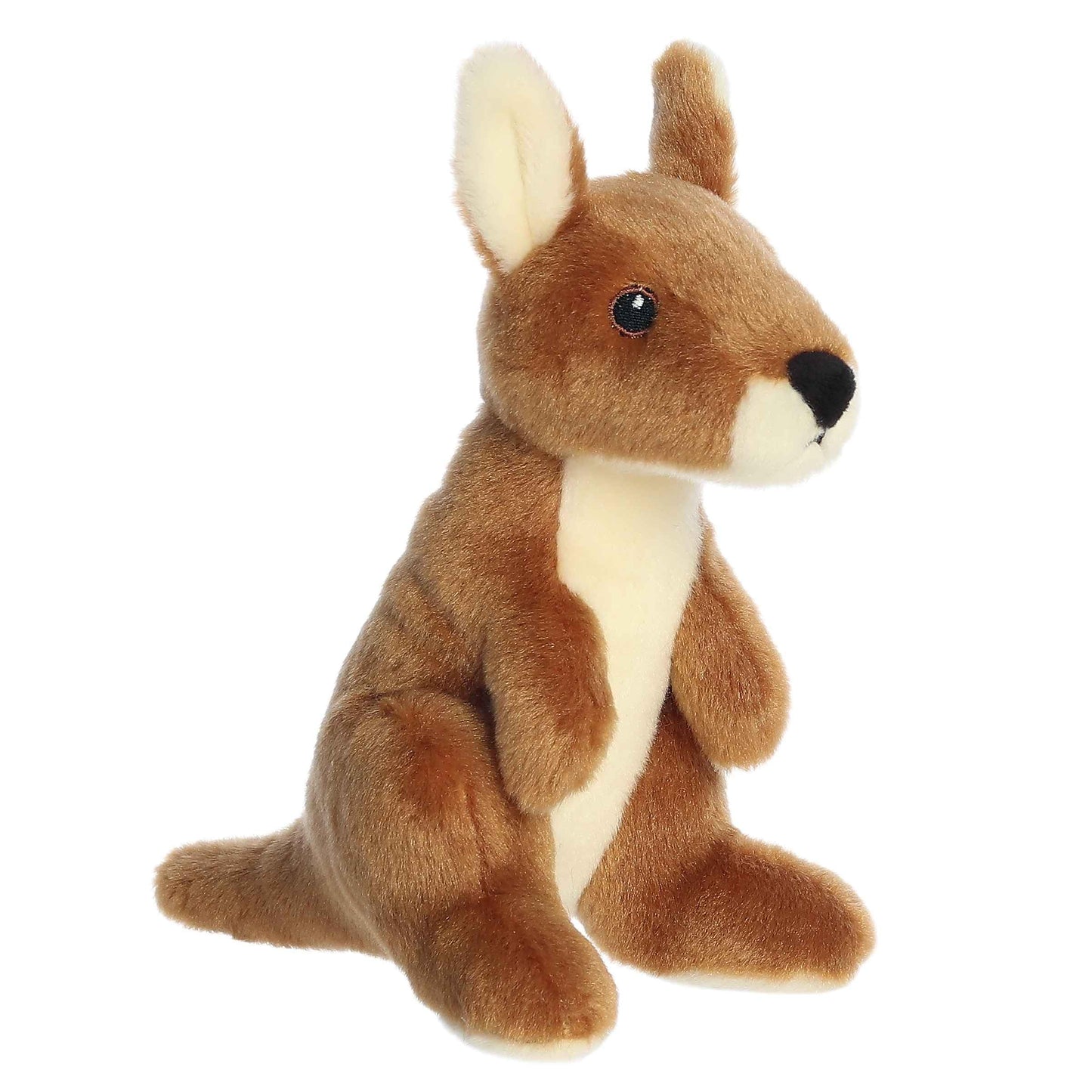 Aurora Eco-Friendly Eco Nation Eco Softies Kangaroo Stuffed Animal - Environmental Consciousness - Recycled Materials - Brown 8