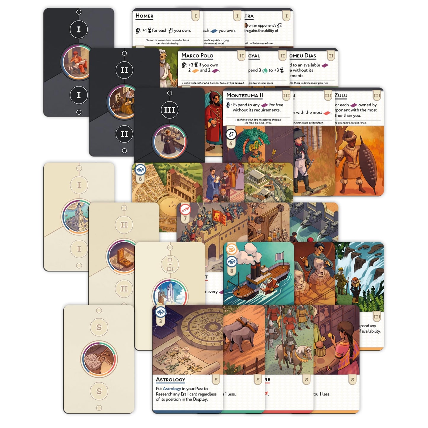 Nova Era Board Game - Civilization Building & Economic Strategy Game, Accessible Game For Kids & Adults, Ages 12+, 2-4 Players,