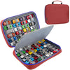 KISLANE 48 Toy Cars Carrying Case, Red Polyester Storage Bag, Model KL20010