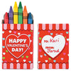 Fun Express, Valentine Crayons for Valentines Day, Basic Supplies, Drawing, Crayons, Valentines Day, 24 Pieces
