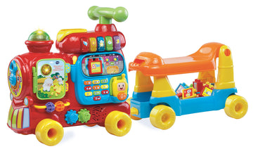 VTech Sit-To-Stand Ultimate Alphabet Train - Red, Plastic, Model 80-181901, Frustration Free Packaging
