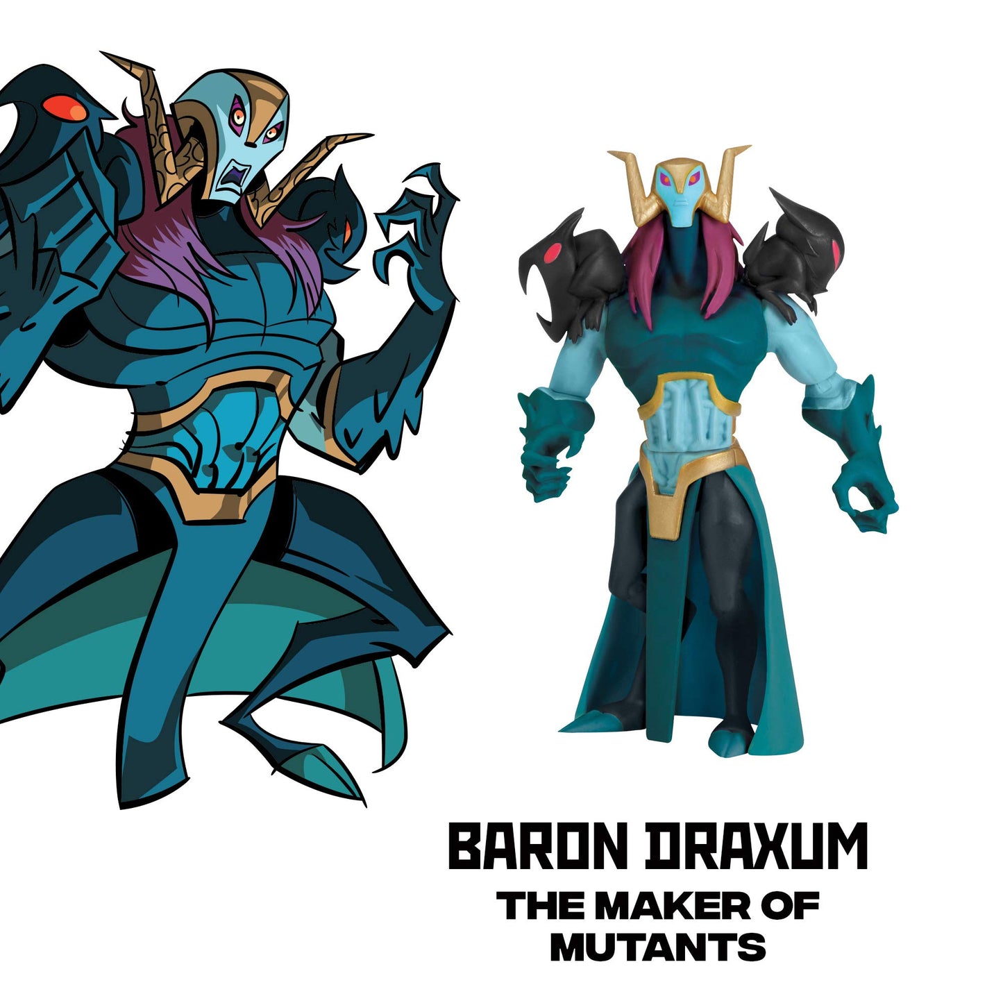Rise of the Teenage Mutant Ninja Turtles Baron Draxum Action Figure