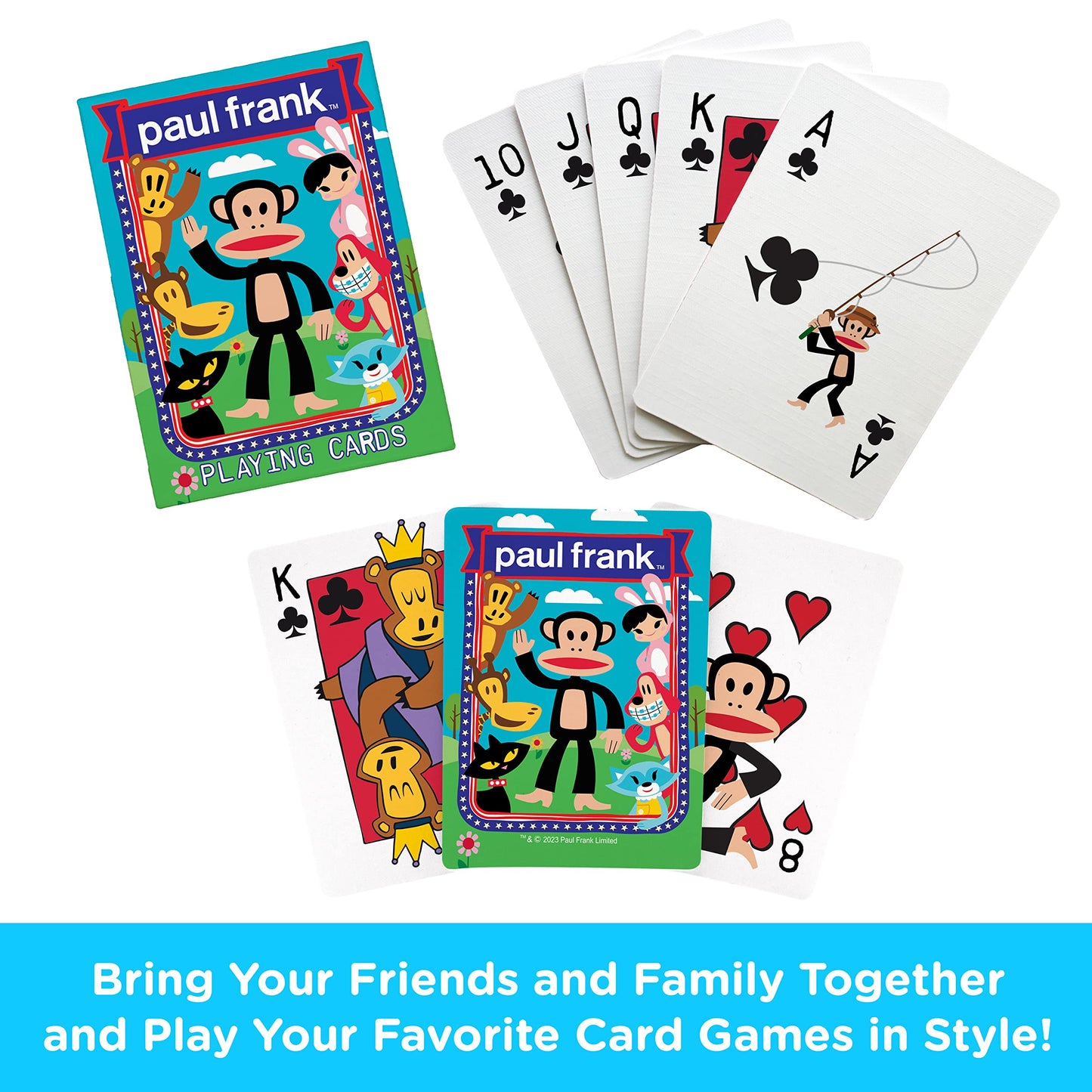 Aquarius Paul Frank Playing Cards - Paul Frank Themed Deck Of Cards For Your Favorite Card Games - Officially Licensed Paul Fran