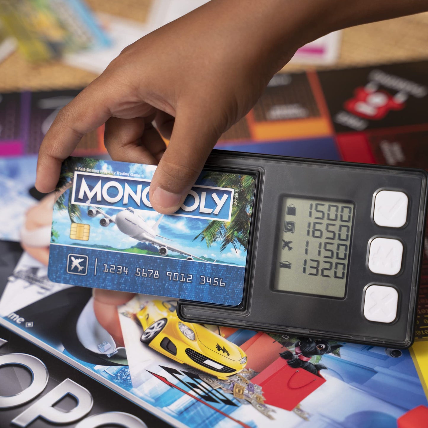 Hasbro Gaming Monopoly Super Electronic Banking Game, Cashless Gameplay, Ages 8+, Multicolor, Model E8978