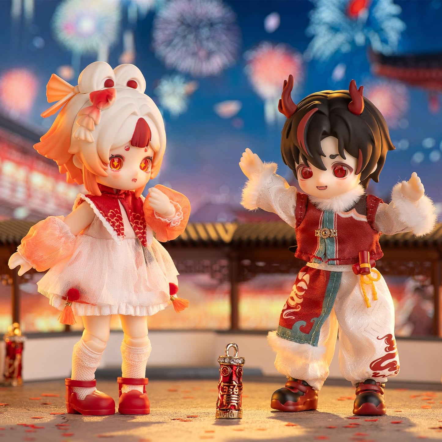 CALEMBOU BJD Blind Box 1/12 Cute NAGI The Untrammeled Traveler Series BJD Doll 5.5 Inches Collectable Action Figure for Birthday Gifts (Nagi-XYY-1box)