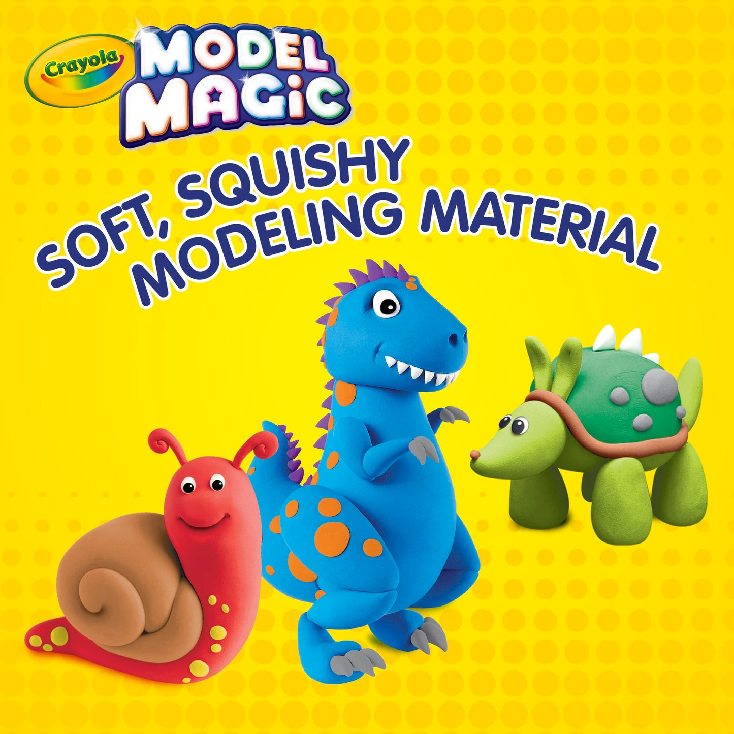 Crayola Model Magic White Modeling Clay, 4 oz, Non-Toxic Dough for Kids Crafts, Model 57-4401
