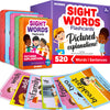 Quokka 520 Sight Words Flash Cards With Images & Sentences – Based On Dolch Sight Words Lists For Reading Fluency – Kindergarten Flash Cards For Pre-K To 3Rd Grade - Color-Coded Vocabulary Set