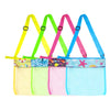 Brmdt Kids Beach Bag Seashell Bag For Beach Vacation, Mesh Shell Bags For Picking Up Shells, 8.7'' Mesh Bags For Holding Sunglas