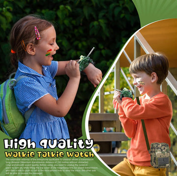 Walkie Talkies Set For Kids Outdoor Explorer, Camping Hunt Gear Kit Binoculars Adventure Game, Cool Spy Gadgets For Boy Girls Ag