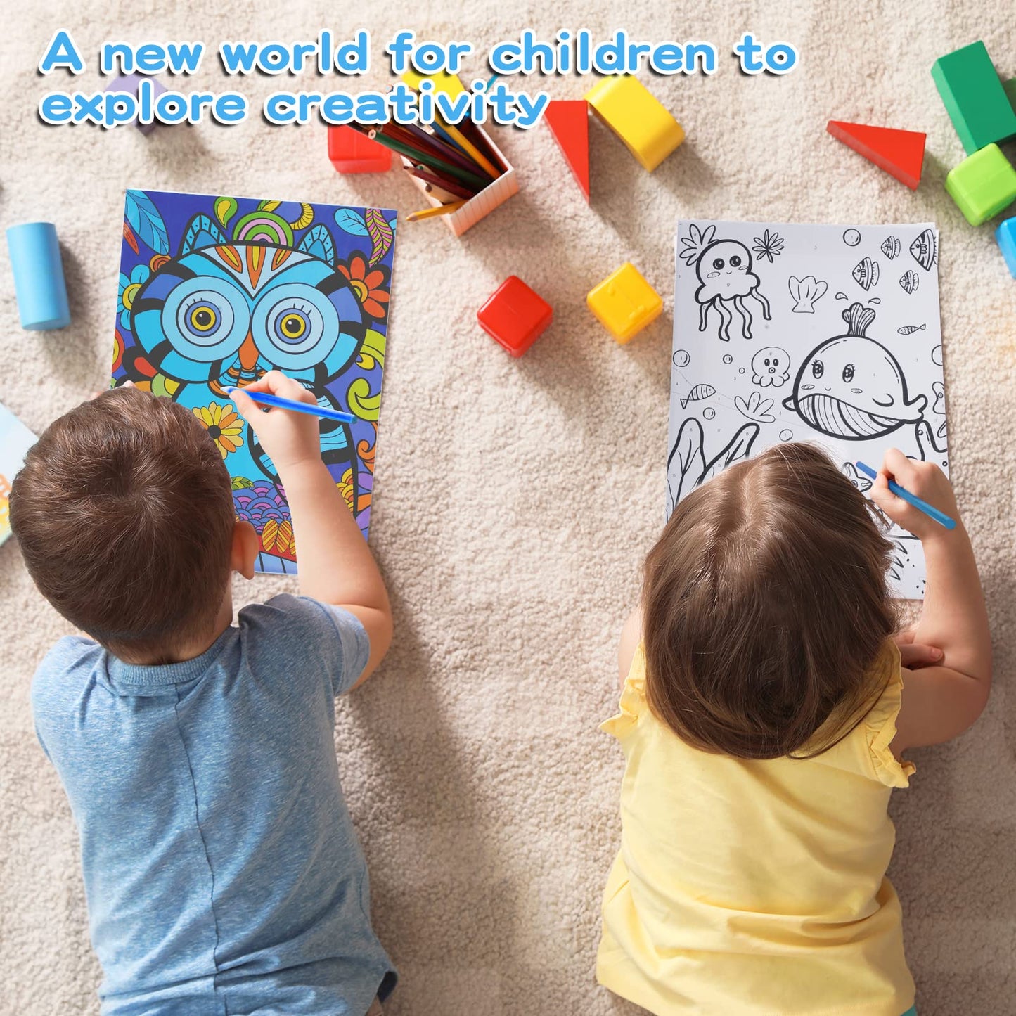 3 Pack Paint By Numbers For Kids Ages 8-12, 10*8''Color By Number For Kids Framed Canvas With 18 Acrylic Paint Pots And 6 Brushe