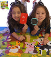I Spy Alphabet Puzzle With Flashcards And Magnifying Glass 2Ft X 3Ft -Large 48 Piece Farm Animals Jigsaw Floor Puzzles For Kids