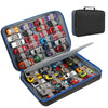 KISLANE Toy Car Storage Case for 48 Cars, Black Polyester, Model KL20010
