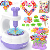 PERRYHOME Fabric Flower Bouquets Toys, 300+ Pcs DIY Flower Making Kit, 2 Gameplays Educational Arts & Crafts for Kids, Reusable
