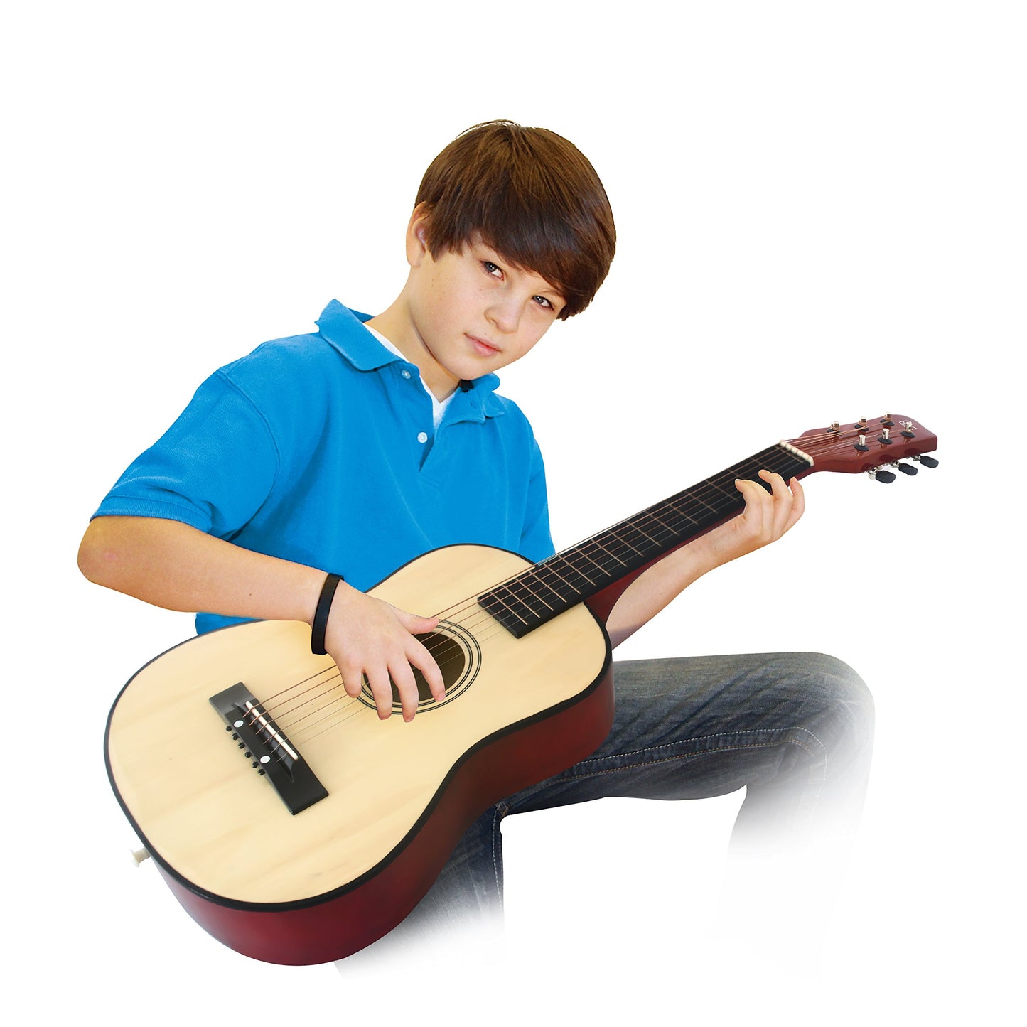 Cb Sky 30'' Wooden Acoustic Guitar For Kids/Boys/Girls/Beginners/Guitar For Age 3-5 5-9