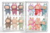2 Pack Display Case Compatible with Labubu POP MART, Acrylic Clear Display Box Shelf for POP MART Labubu Doll