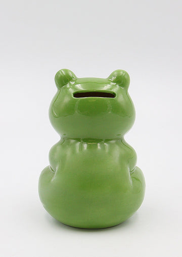 Cosmos Gifts 20912 Porcelain Frog Piggy Bank 5' H