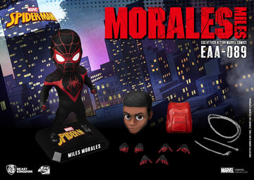 Beast Kingdom Marvel Comics: Miles Morales Eaa-089 Egg Attack Action Figure, Multicolor