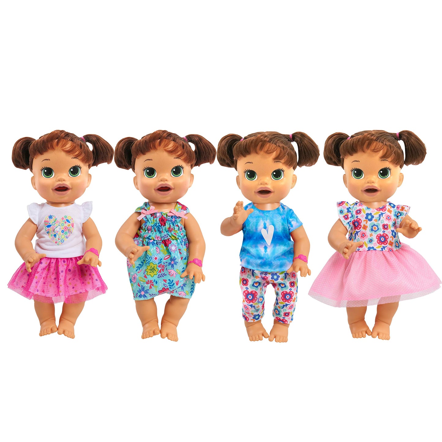 Baby Alive Single Outfit Set And Accessories, White Tee Pink Tutu, Fits Most 12' - 14' Dolls, Kids Toys For Ages 3 Up By Just Play